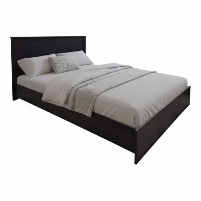 Κρεβάτι Athos pakoworld σε wenge απόχρωση 140x200εκ