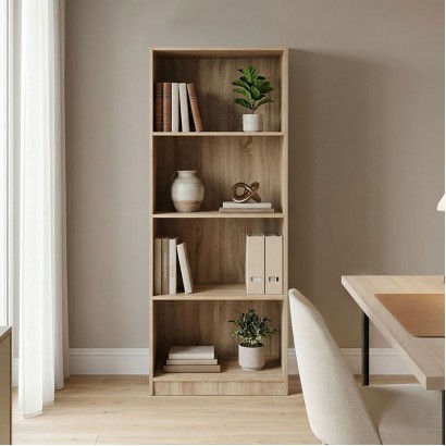 Βιβλιοθήκη Kendy pakoworld sonoma 60x30x167εκ Βιβλιοθήκη Kendy pakoworld sonoma 60x30x167εκ