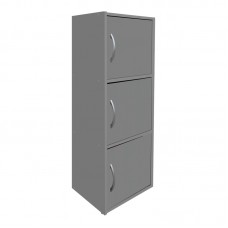 Ντουλάπι-στήλη Soline pakoworld ανοιχτό γκρι 40x34.5x90.5εκ Ντουλάπι-στήλη Soline pakoworld ανοιχτό γκρι 40x34.5x90.5εκ