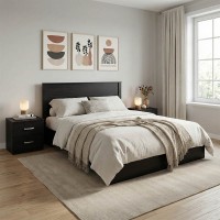 Σετ Κρεβατοκάμαρας Athos Wenge με Κρεβάτι 140x200εκ Σετ 3τεμ Σετ Κρεβατοκάμαρας Athos Wenge με Κρεβάτι 140x200εκ Σετ 3τεμ