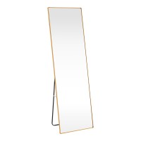 Καθρέπτης Moira pakoworld αλουμίνιο χρυσό 50x28x160εκ Καθρέπτης Moira pakoworld αλουμίνιο χρυσό 50x28x160εκ