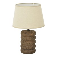 Επιτραπέζιο φωτιστικό Graike Inart Ε27 κεραμικό σε γκρι antique-μπεζ απόχρωση Φ26x37εκ Επιτραπέζιο φωτιστικό Graike Inart Ε27 κεραμικό σε γκρι antique-μπεζ απόχρωση Φ26x37εκ