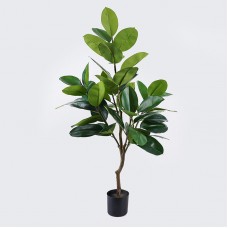 Διακοσμητικό φυτό σε γλάστρα Ficus Lyrata Inart πράσινο Φ70x130εκ