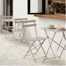 Καρέκλα Bistro pakoworld μεταλλική αναδιπλούμενη σε σαμπανί 42x46x82εκ Καρέκλα Bistro pakoworld μεταλλική αναδιπλούμενη σε σαμπανί 42x46x82εκ