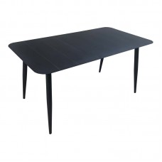 Τραπέζι Vista pakoworld αλουμίνιο σε μαύρη απόχρωση 150x80x72εκ Τραπέζι Vista pakoworld αλουμίνιο σε μαύρη απόχρωση 150x80x72εκ