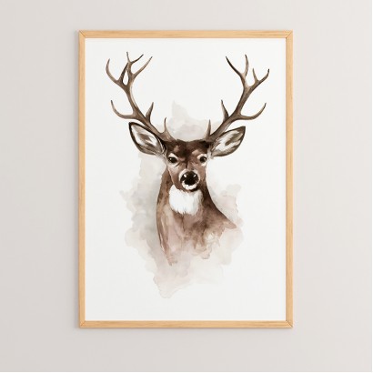 Πίνακας Deereby pakoworld με ψηφιακή εκτύπωση και πλαίσιο 33x1.5x48εκ