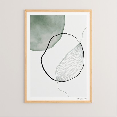 Πίνακας Bereto pakoworld με ψηφιακή εκτύπωση και πλαίσιο 33x1.5x48εκ