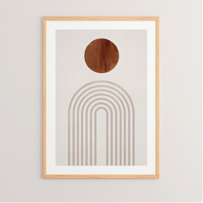 Πίνακας Linoua pakoworld με ψηφιακή εκτύπωση και πλαίσιο 33x1.5x48εκ