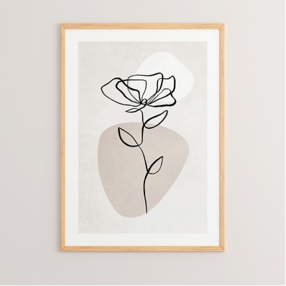 Πίνακας Bevo pakoworld με ψηφιακή εκτύπωση και πλαίσιο 33x1.5x48εκ