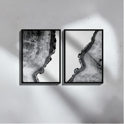 Πίνακας Nepen I pakoworld δίπτυχος με ψηφιακή εκτύπωση και πλαίσιο 33x1.5x48εκ