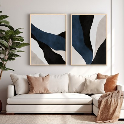 Πίνακας Serja pakoworld δίπτυχος με ψηφιακή εκτύπωση και πλαίσιο 33x1.5x48εκ