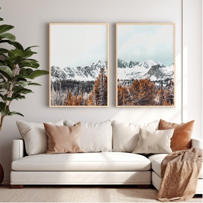 Πίνακας Essen pakoworld δίπτυχος με ψηφιακή εκτύπωση και πλαίσιο 33x1.5x48εκ