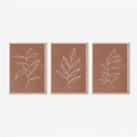 Πίνακας Drifer pakoworld τρίπτυχος με ψηφιακή εκτύπωση και πλαίσιο 33x1.5x48εκ