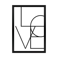 Πίνακας Amora pakoworld με ψηφιακή εκτύπωση και πλαίσιο 33x1.5x48εκ