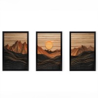 Πίνακας Peaky pakoworld τρίπτυχος με ψηφιακή εκτύπωση και πλαίσιο 33x0.3x48εκ