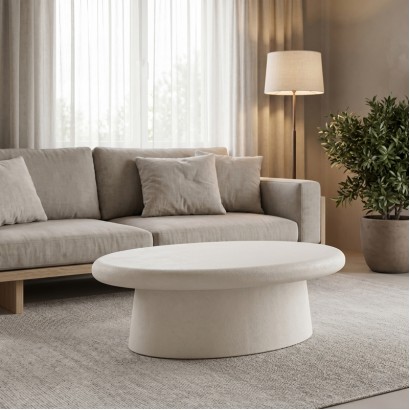Τραπέζι σαλονιού Herona pakoworld mdf λευκό 100x60x32εκ Τραπέζι σαλονιού Herona pakoworld mdf λευκό 100x60x32εκ