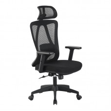 Καρέκλα γραφείου διευθυντή Magida pakoworld mesh μαύρο 58.5x66x115-125εκ Καρέκλα γραφείου διευθυντή Magida pakoworld mesh μαύρο 58.5x66x115-125εκ