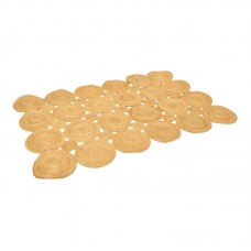 Χαλί Nelando pakoworld γιούτα σε φυσική απόχρωση 235x165εκ